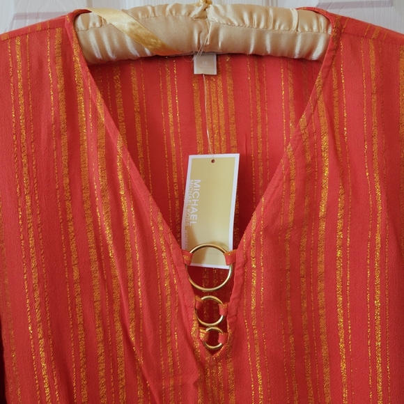 Michael Kors Metallic Striped Shirt - Picture 5 of 6